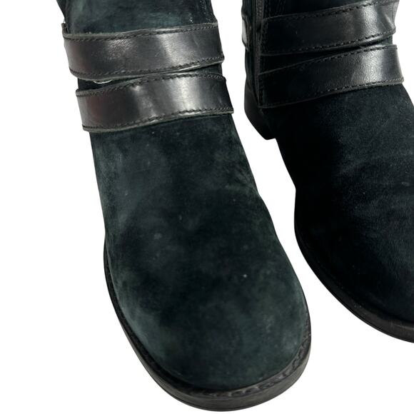 The North Face Bridgeton Tall Riding Boot Black Suede Quilted Lining Wmn Sz 7 - Picture 15 of 16